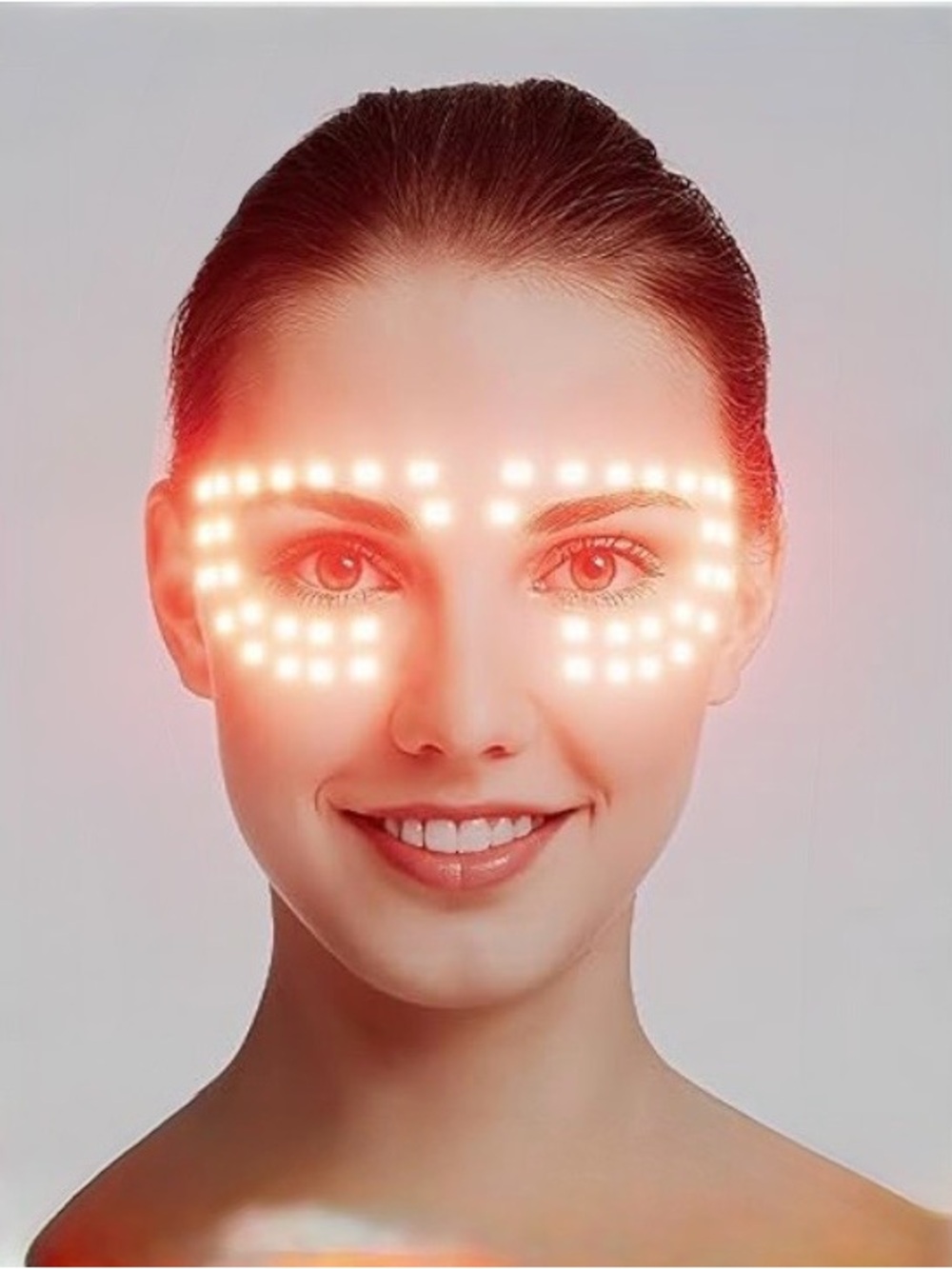 Red Eye-Area LED Therapy Mask for Women - Revitalizing Skincare